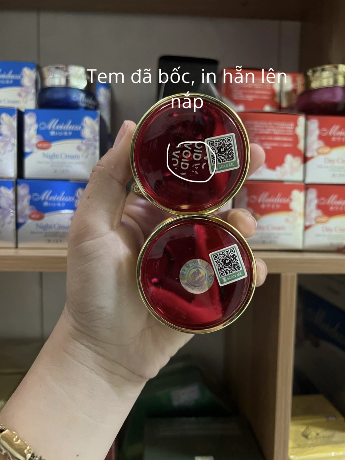 Kem meiduzi nhật bản ban ngày tem check BCA