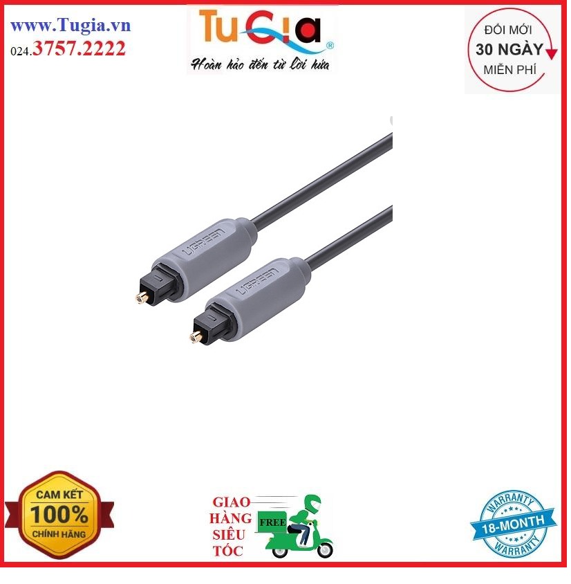 Cáp audio quang dài 1.5m ugreen av122 70891 - hàng chính hãng