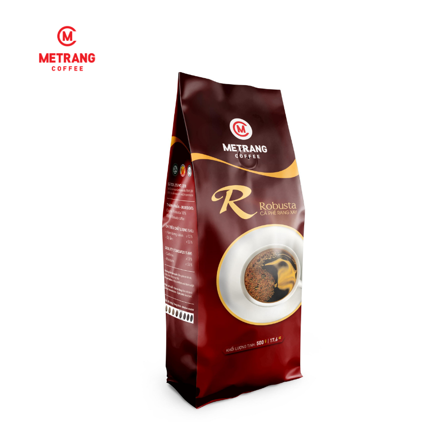 Cà Phê Robusta - Mê Trang  - túi bột 500g - cà phê nguyên chất
