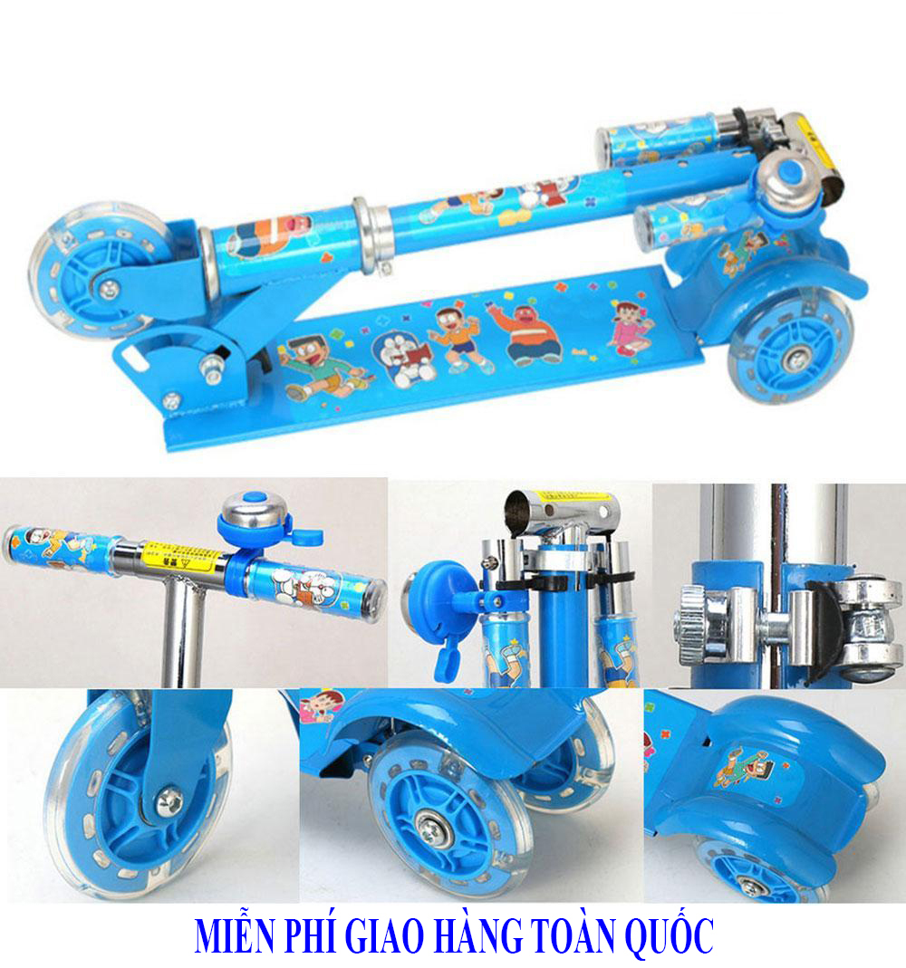 [HCM]Xe Trượt Scooter Cho Bé Xe Trượt Scooter 3 Bánh Cho Bé Từ 3 Đến 12 Tuổi Thiết Kế Chắc Chắn Theo Tiêu Chuẩn Giúp Trẻ Vận Động Phát Triển Toàn Diện.