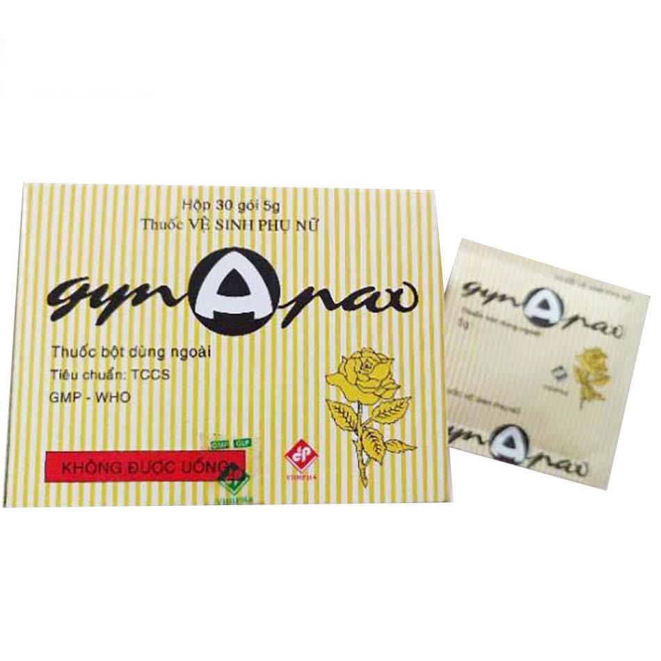 Bột vệ sinh phụ nữ gynapax hộp 30 gói
