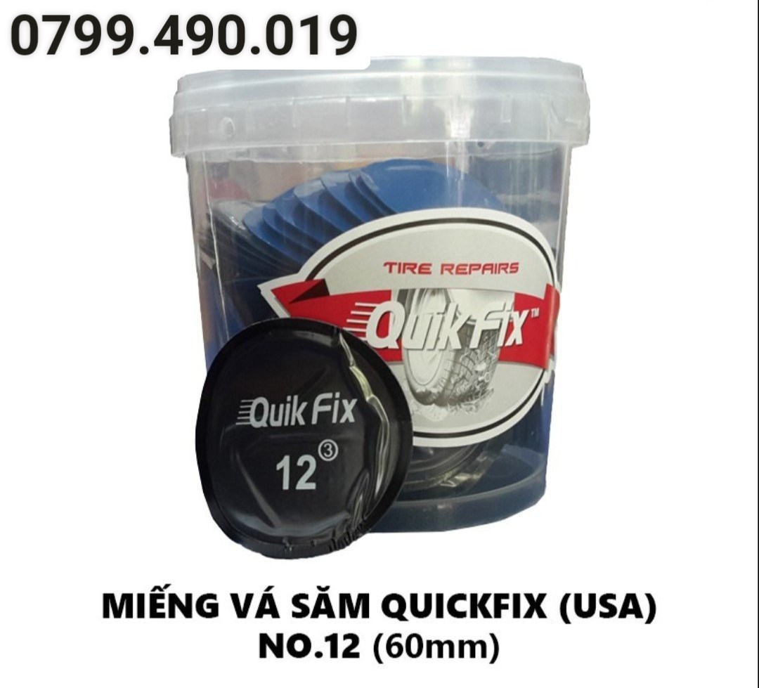 Miếng vá săm lốp ô tô, xe máy usa quik fix 12