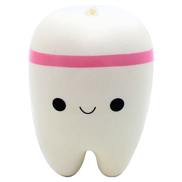 Squishy hình cái răng - dây xanh