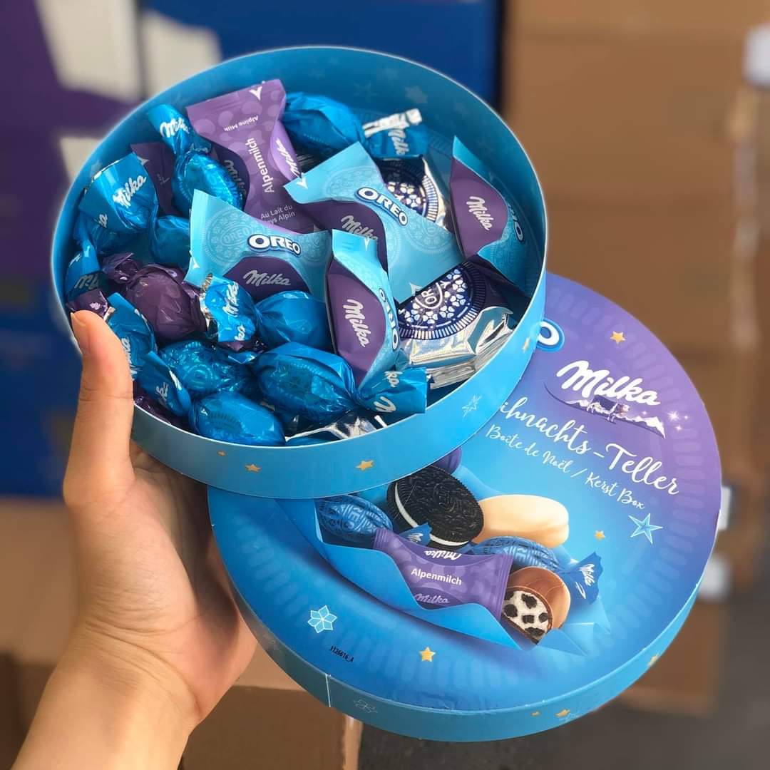 Hộp 20 bánh Socola Milka Thụy Sỹ (Phiên Bản Giới Hạn) - Date T3/2021