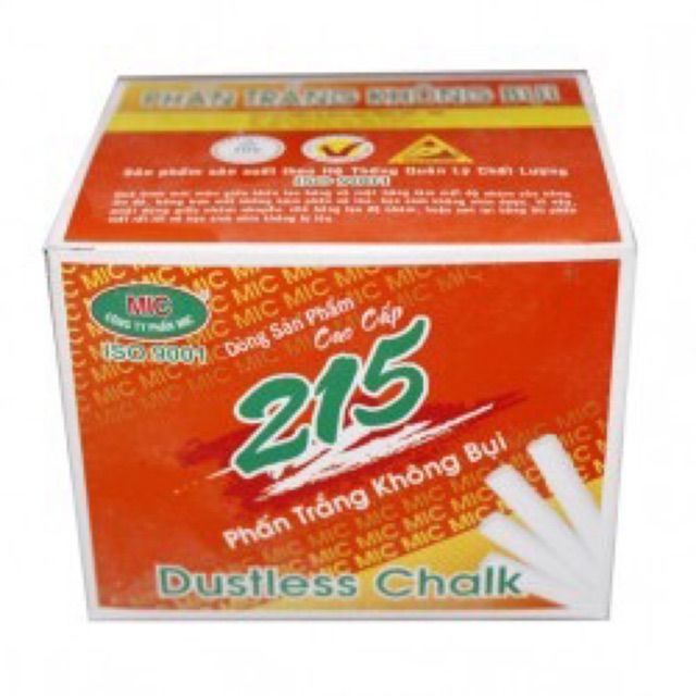 Phấn trắng không bụi mic 215-combo 5 hộp