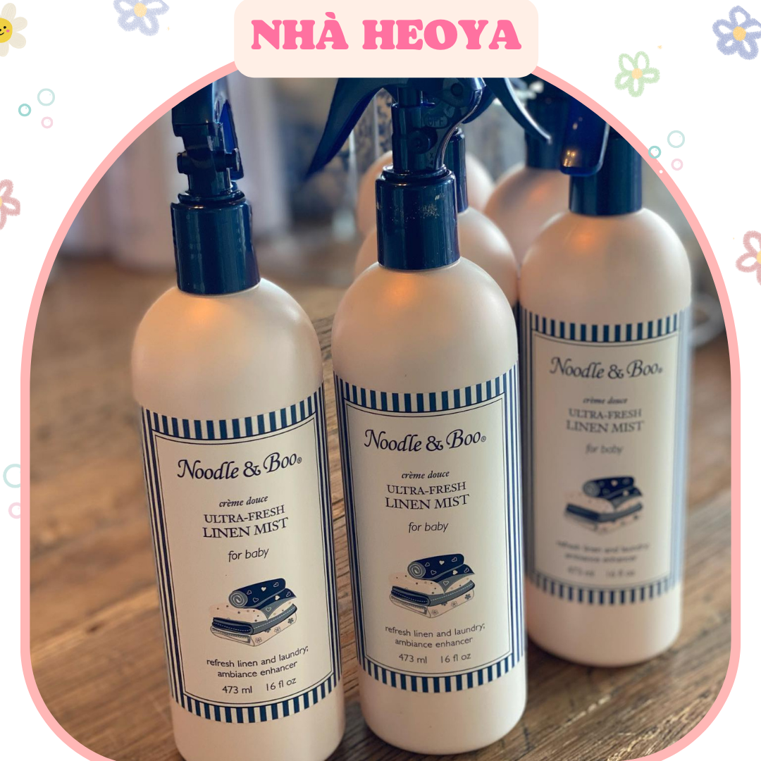 Xịt thơm quần áo cho bé noodle & boo ultra fresh linen mist