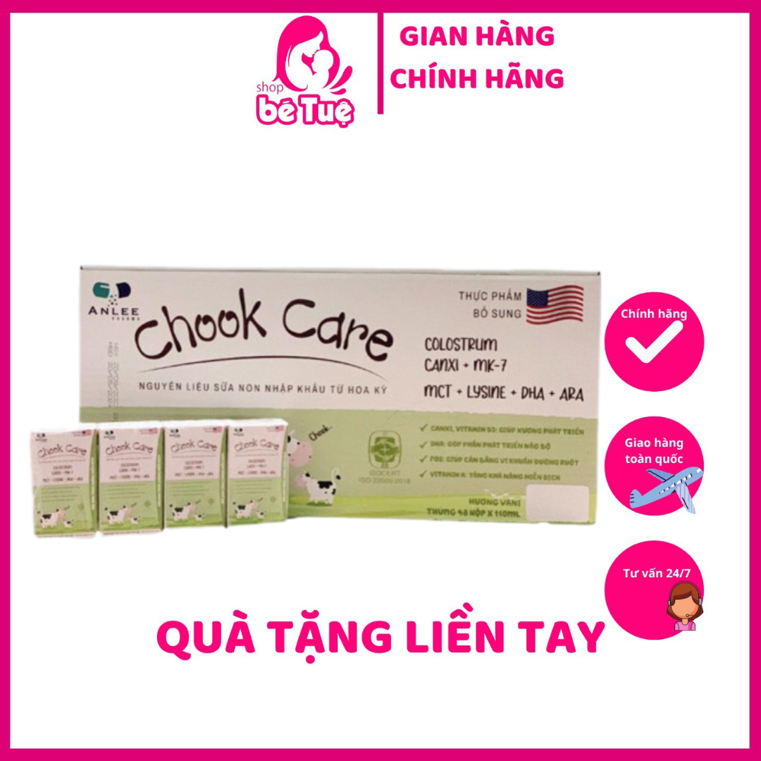 Sữa Bột Pha Sẵn Chook Care Sữa Non Tăng Đề Kháng 110ml - Trên 1 Tuổi ( lốc)