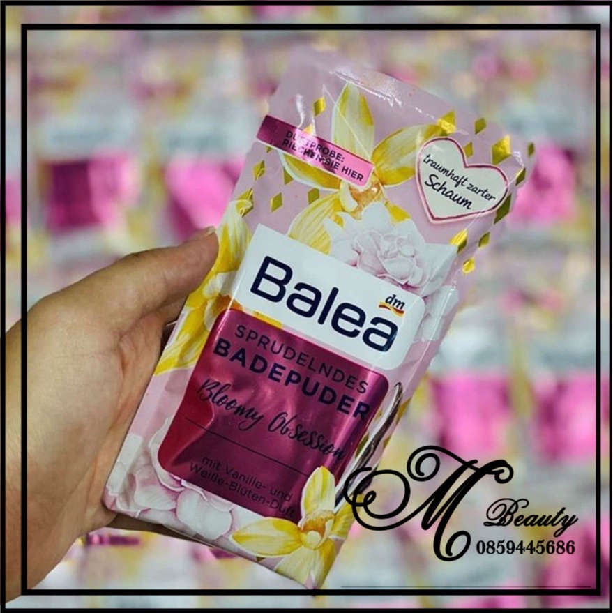 Bột tắm tạo bọt Balea dạng gói