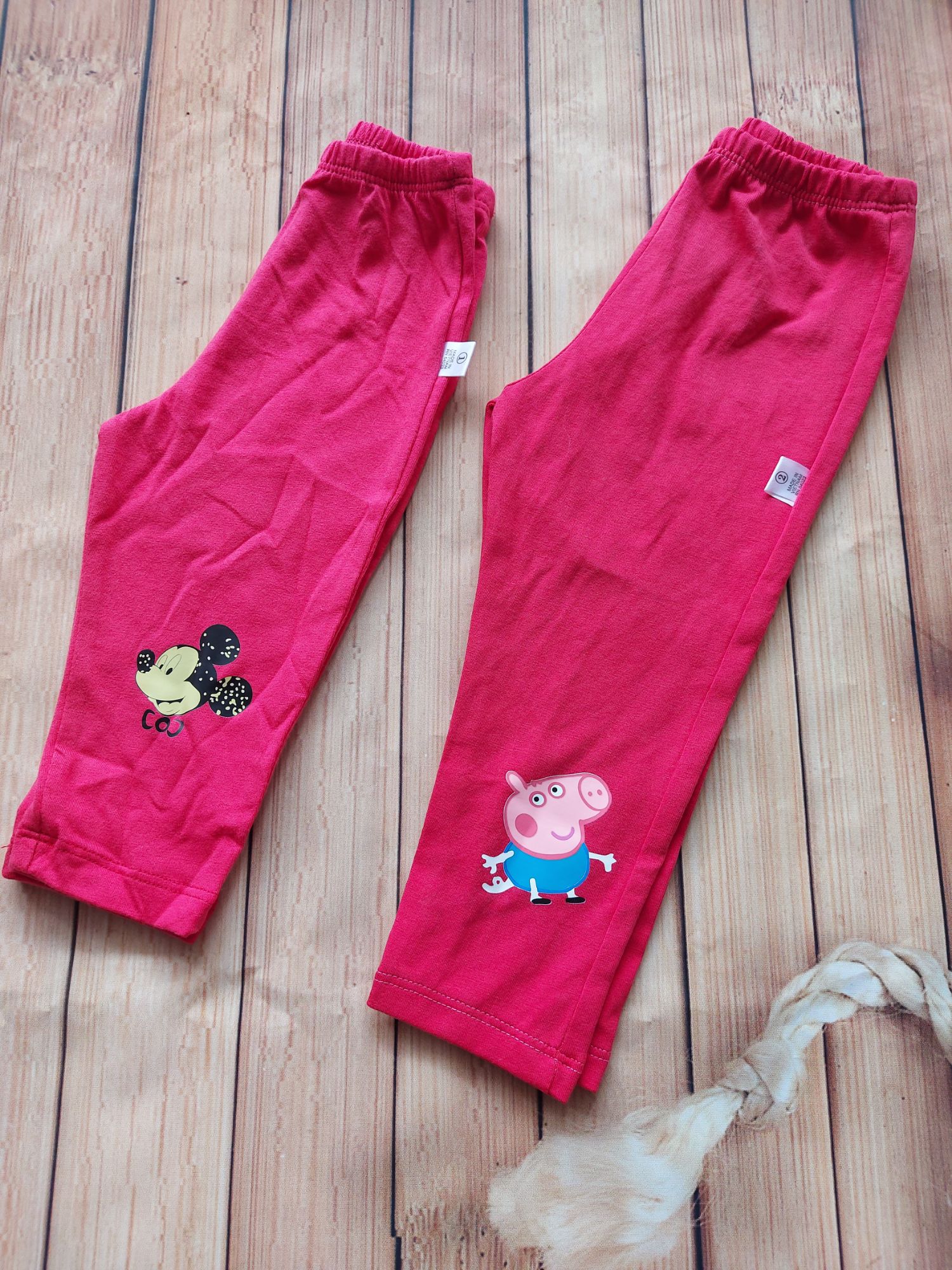 Quần legging màu hồng dâu size 8-16kg