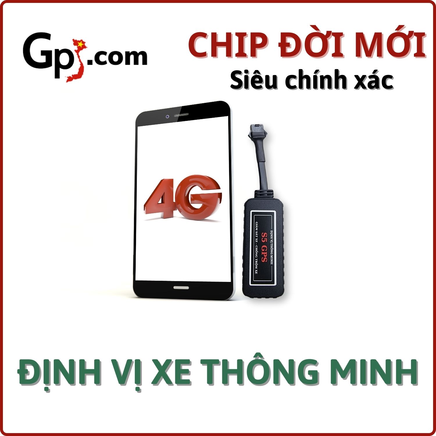 Định vị phần mềm tiếng Việt S5 dẫn đường đến phương tiện chính xác, tặng kèm sim data 12 tháng