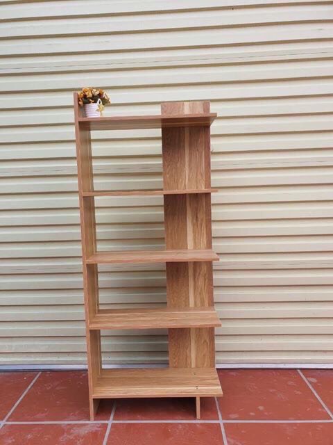 [HCM]Kệ gỗ trang trí kệ góc tường gỗ 5 tầng