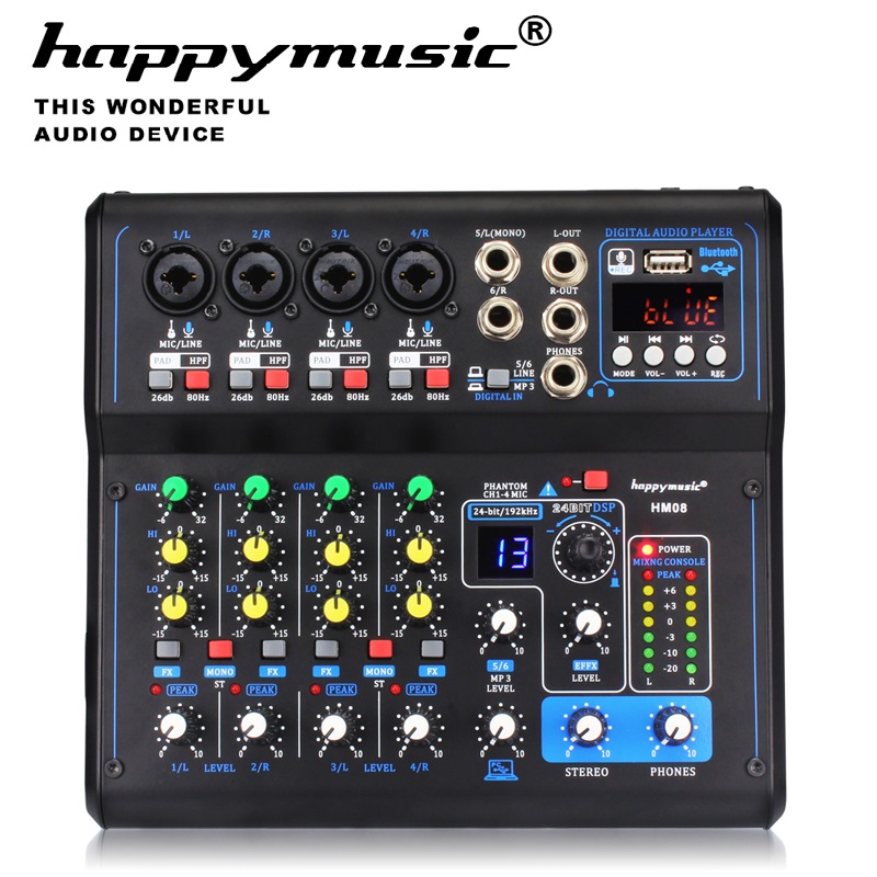 Bàn Trộn Âm Thanh Mixer MAX 99 Hiệu Ứng Vang Âm Thanh Chuẩn Phòng Thu, Hát Karaoke Gia Đình, Live Stream Chuyên Nghiệp Âm Thanh Cực Hay – Bảo Hành 12 Tháng