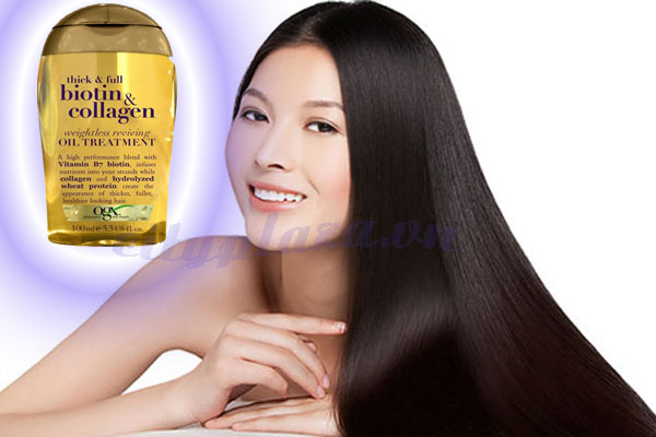 Tinh Dầu Dưỡng Tóc Mọc Tóc OGX Biotin Collagen 100ml