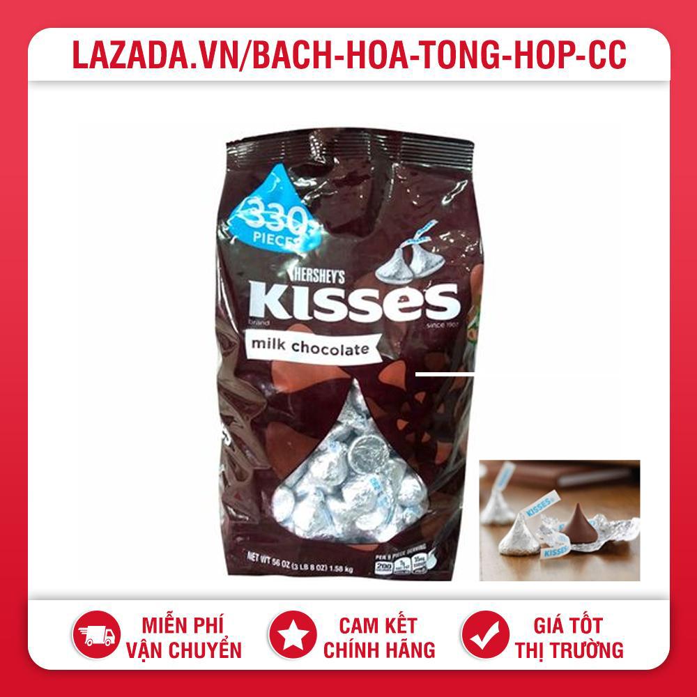 Kẹo chocolate hershey’s kisses mỹ 1.58kg 330 viên