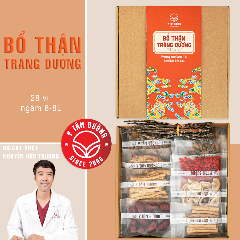 Thang ngâm rượu Bổ Trận Tráng Dương Thang, thảo dược ngâm sinh tố lúa mạch