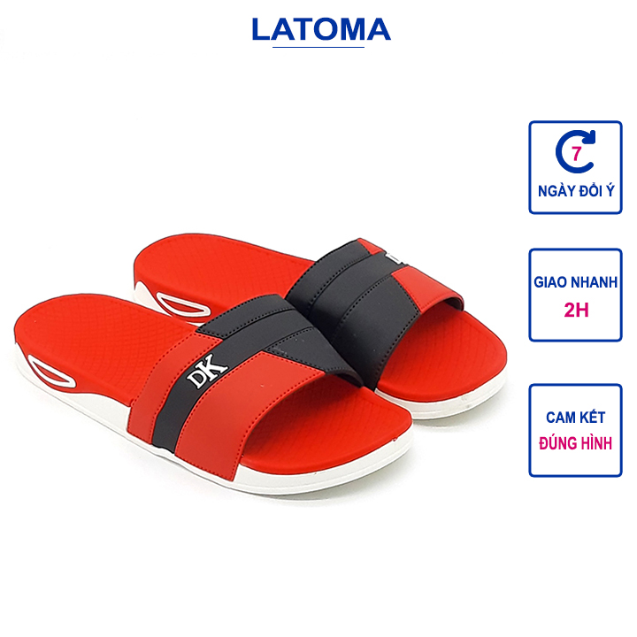 Dép quai ngang nữ quai phối 2 màu chất liệu êm chân thời trang Latoma TA5631 (Nhiều màu)(Phom nhỏ khách tăng 1 size)
