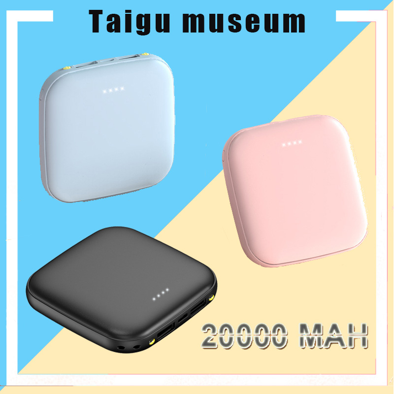 Sạc dự phòng mini công suất lớn 20000mah với đèn LED, pin sạc dự phòng di động