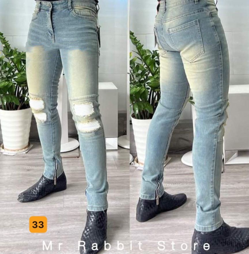 [HCM]Quần Jean Nam Jean Nam Đẹp Quần Bò Nam Rách Chất Vải Đẹp Phom Dáng Body Không Xù Không Bai Màu ( Hình Thật Có Kèm Video) Thời Trang Phong Cách DG-SHOP MS4053