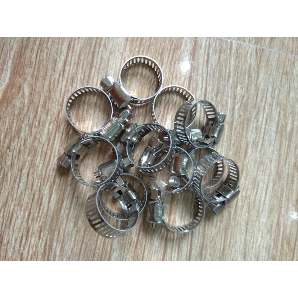 Combo 10 Cổ dê - Đai xiết cỡ ống 9 - 16 mm