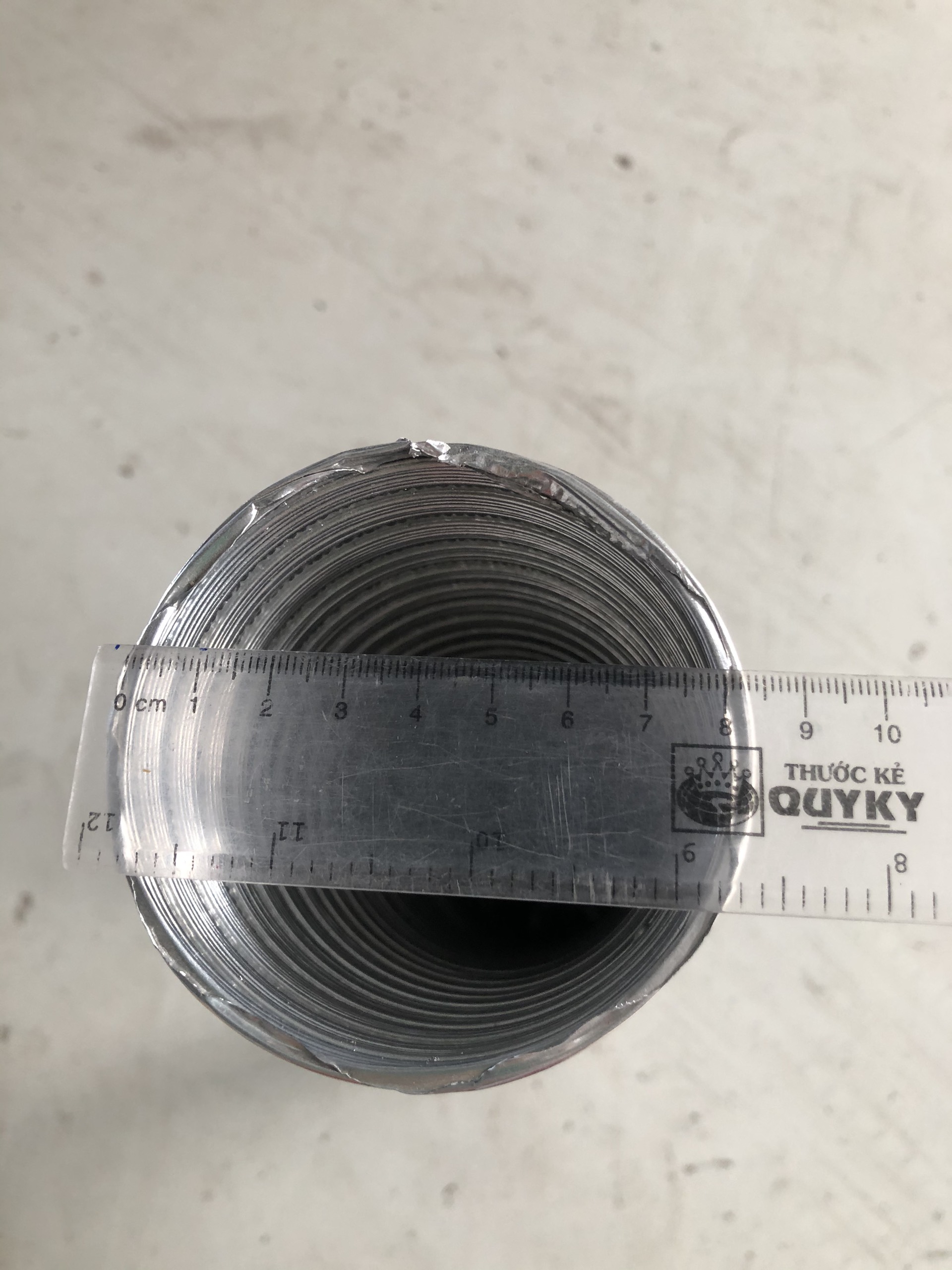 ỐNG NHÔM NHÚN ĐỊNH HÌNH - PHI 80 - DÀI 3M