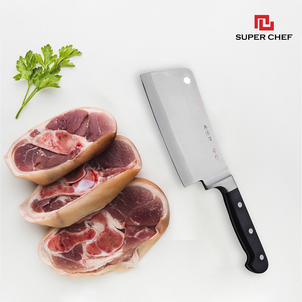 Dao Chặt Xương Chopper Nhật Super Chef Siêu Bền, Chắc Chắn