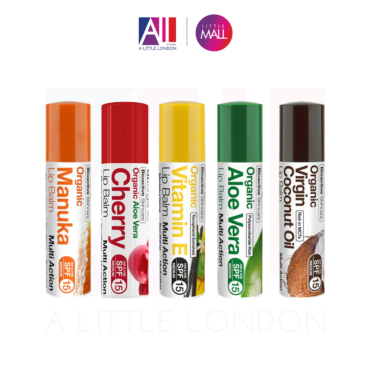 Son dưỡng môi Dr. Organic Lip Balm (Bill Anh)