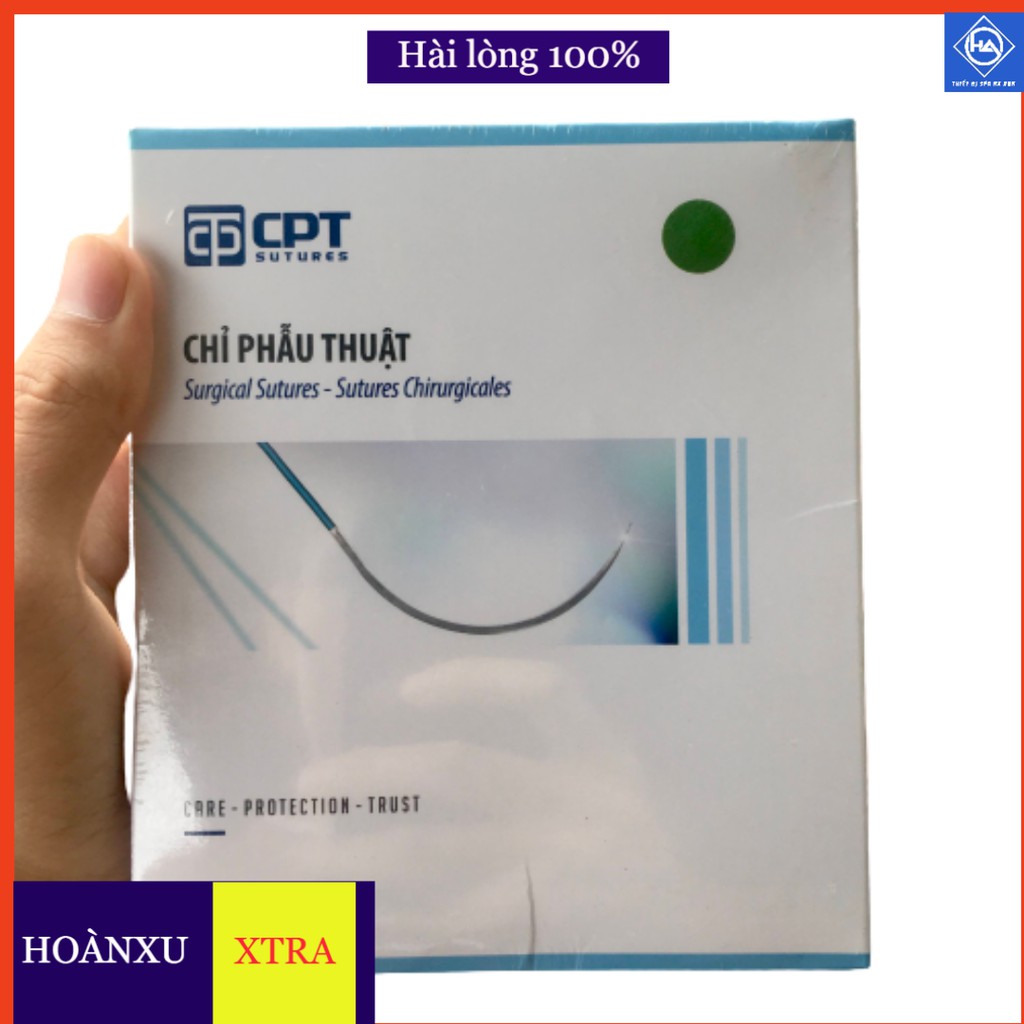 Chỉ khâu má lúm đồng tiền 3/0 - chỉ khâu khẫu thuật 3/0