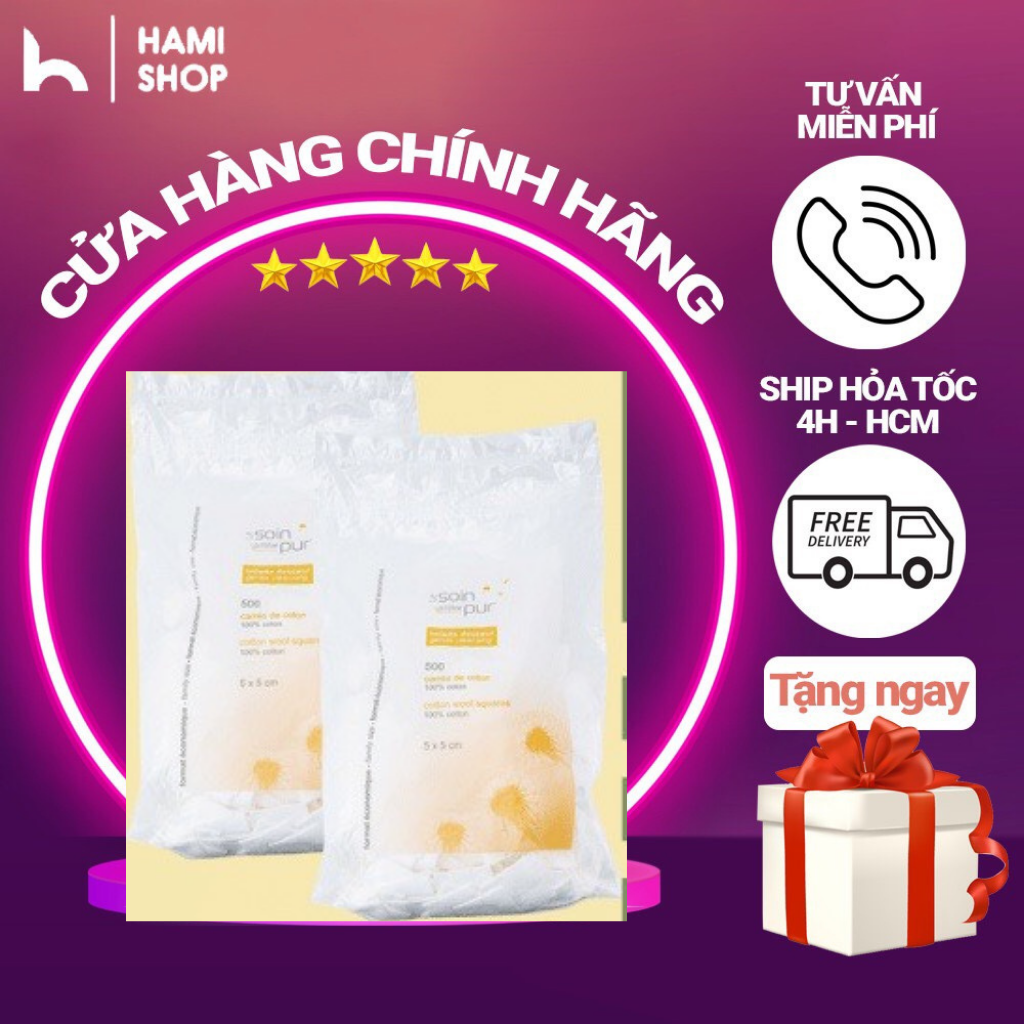 Bông tẩy trang Tetra Pháp 600 MIẾNG