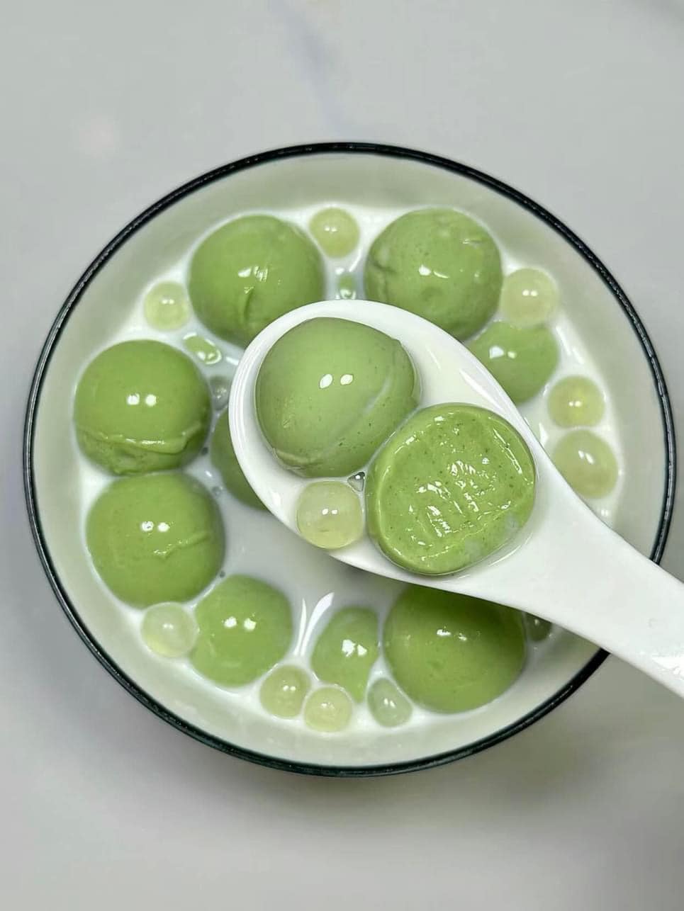 Chè Thạch Matcha Trân Châu Trắng Sữa Tươi