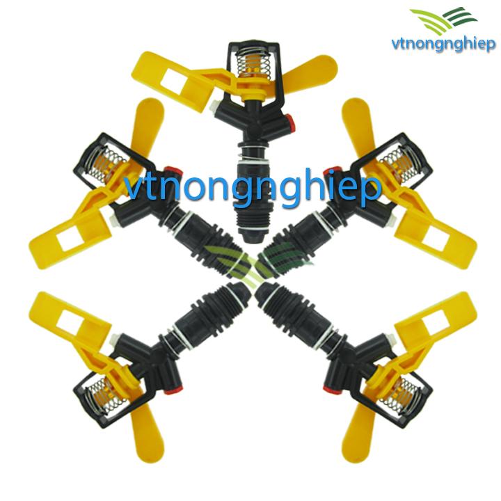 5 béc tưới phun mưa cánh đập nhỏ 2 tia bb-922