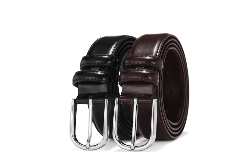 Dây lưng nam, thắt lưng da mặt khóa kim bản nhỏ 3cm, dây da bò thật 2 lớp khâu bo viền bền bỉ - bảo hành trọn đời