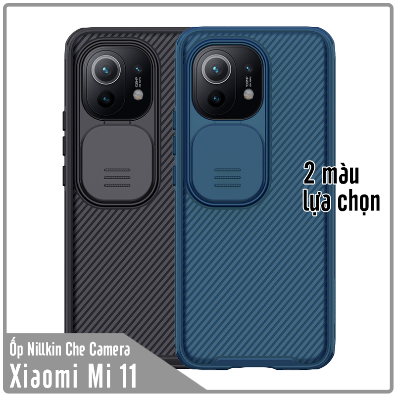 Ốp lưng nillkin camshield cho xiaomi mi 11 che camera - hàng nhập khẩu
