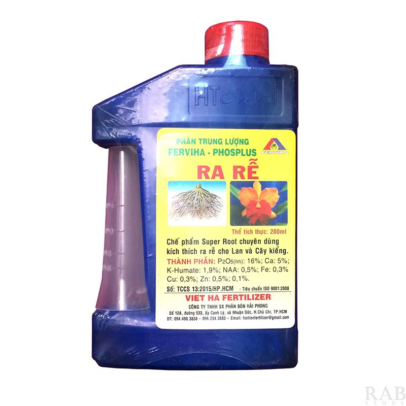 [HCM]Phân bón lá cho hoa lan hiệu hải phong chuyên dùng kích thích ra rễ cho Lan và cây kiểng dung tích 200ml tặng kèm 1.5m túi lưới đựng phân tan chậm bao nụ hoa - rab.store