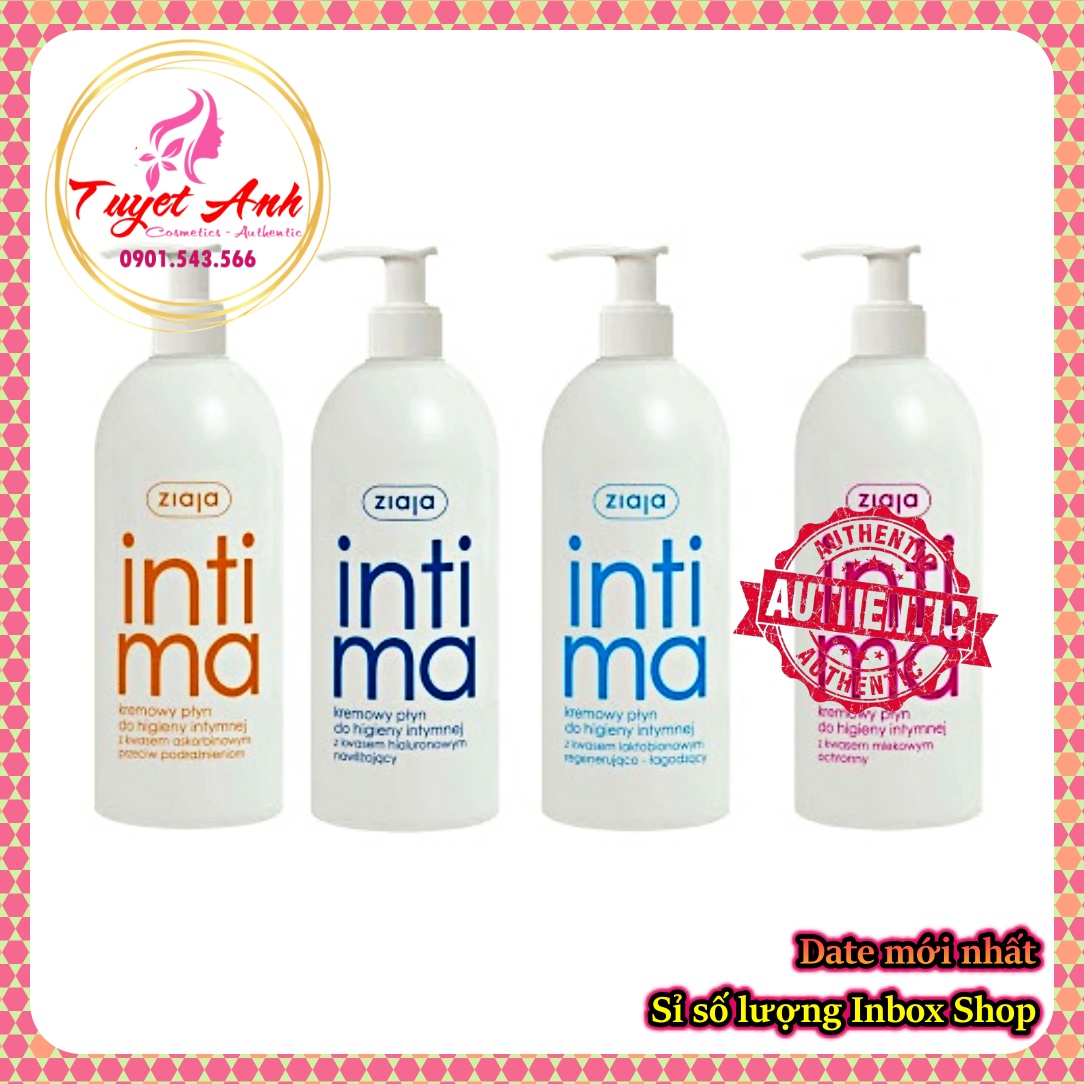 [HCM][CÓ SẴN] Intima Ziaja Balan 500ml - Bổ Sung Axit Hialur - Dung Dịch Vệ Sinh phụ nữ - CHÍNH HÃNG