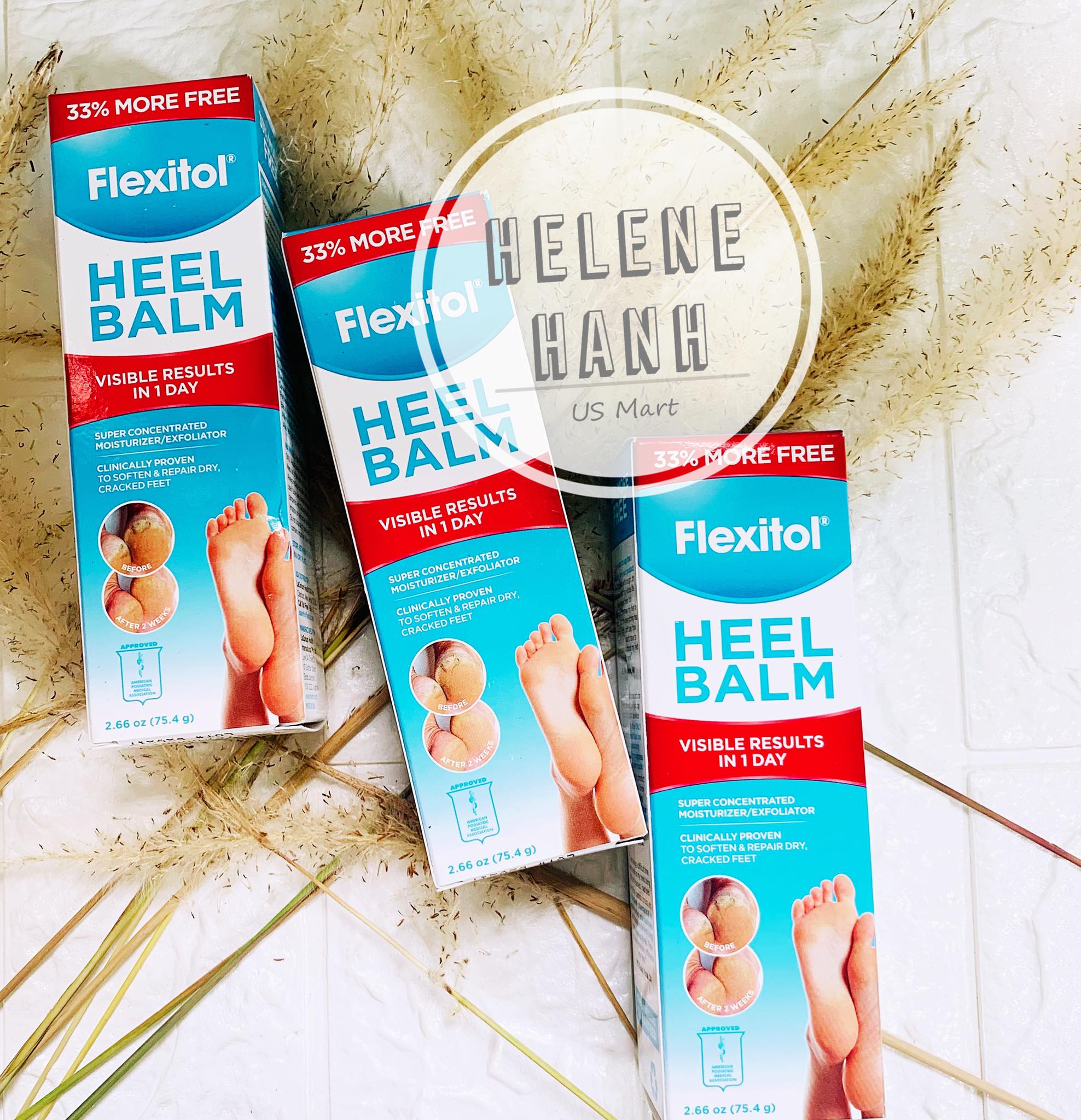 Kem hổ trợ nứt gót chân flexitol heel balm 75.4g usa
