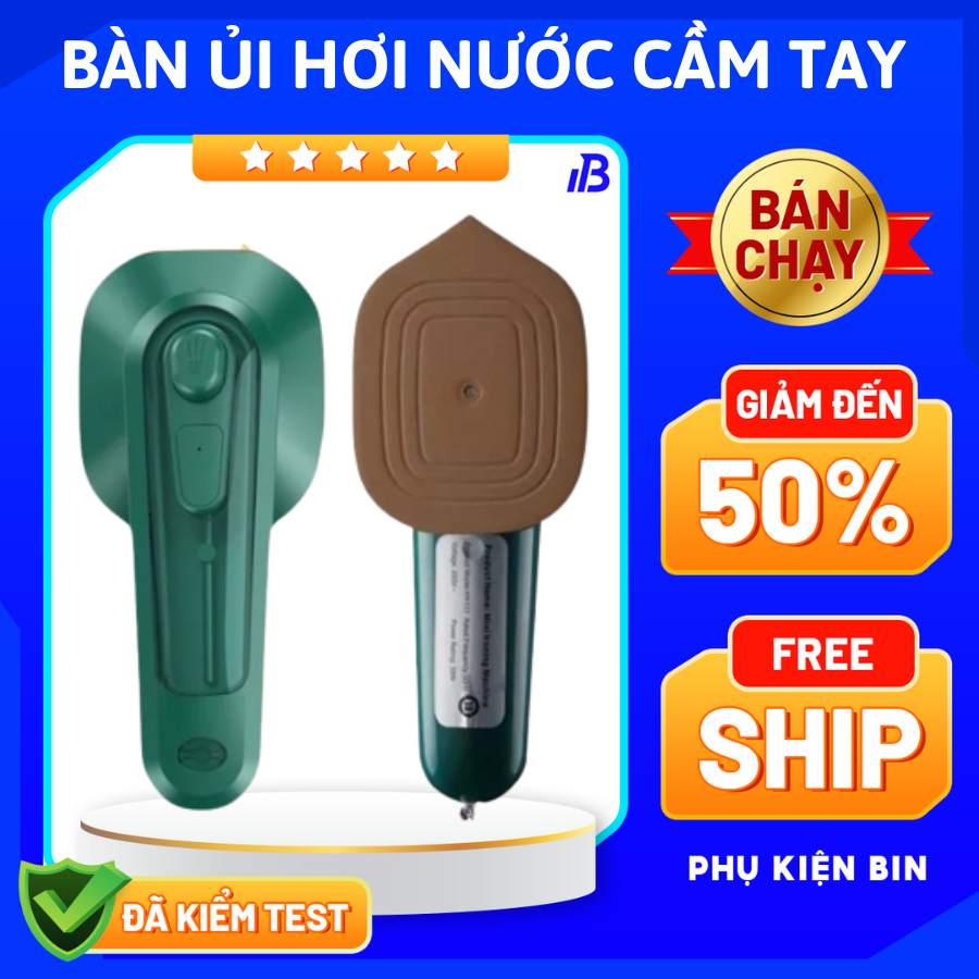 Bàn ủi hơi nước mini, Bàn ủi hơi nước cầm tay nhỏ gọn tiện lợi, Bàn là hơi nước cầm tay, Bàn ủi du lịch mini