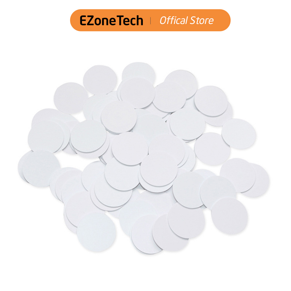 Thẻ nfc ntag215 dạng tròn 25mm ghi đọc bằng điện thoại