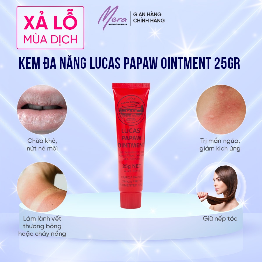 Kem đa năng lucas papaw Ointment 25gr Úc
