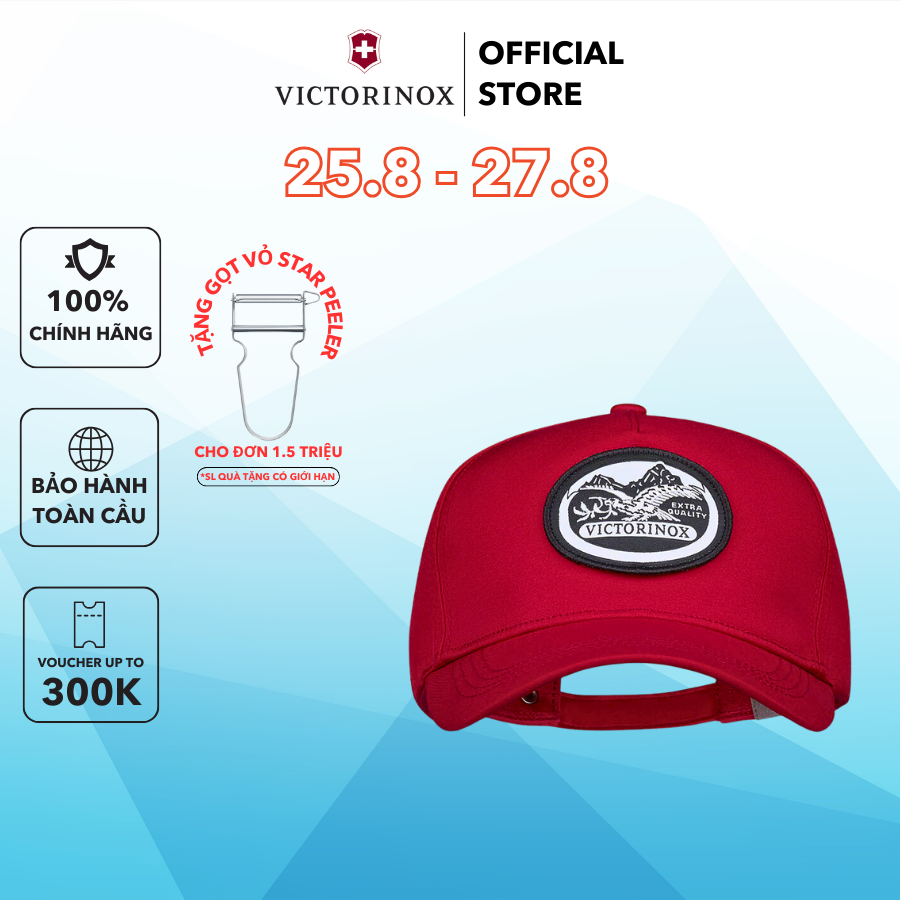 Nón Victorinox Thụy Sĩ Brand Collection Heritage Cap - Red
