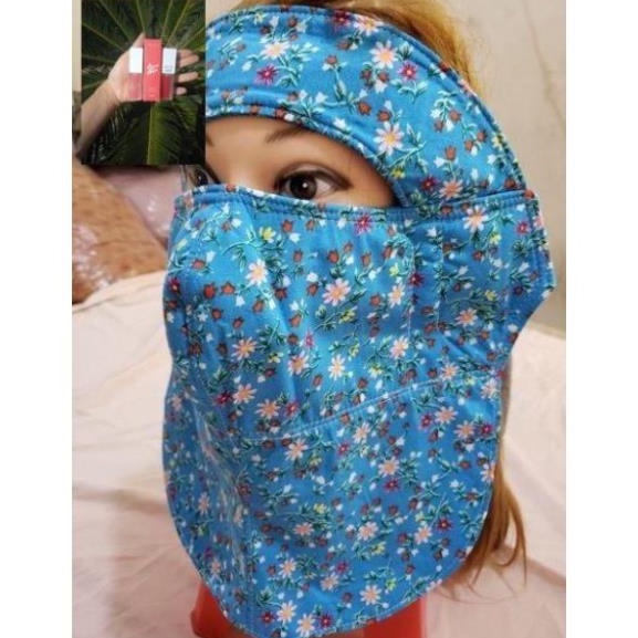Khẩu trang nữ chống nắng/-heart FREESHIP/-heart Khẩu trang yếm che trán, che cổ đầu chống nắng tiện dùng