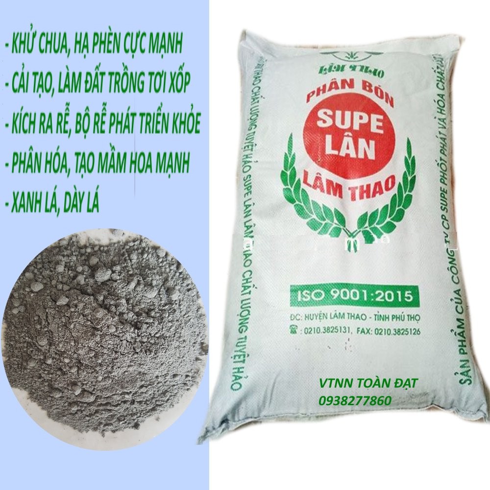 Phân bón siêu lân - phân lân lâm thao