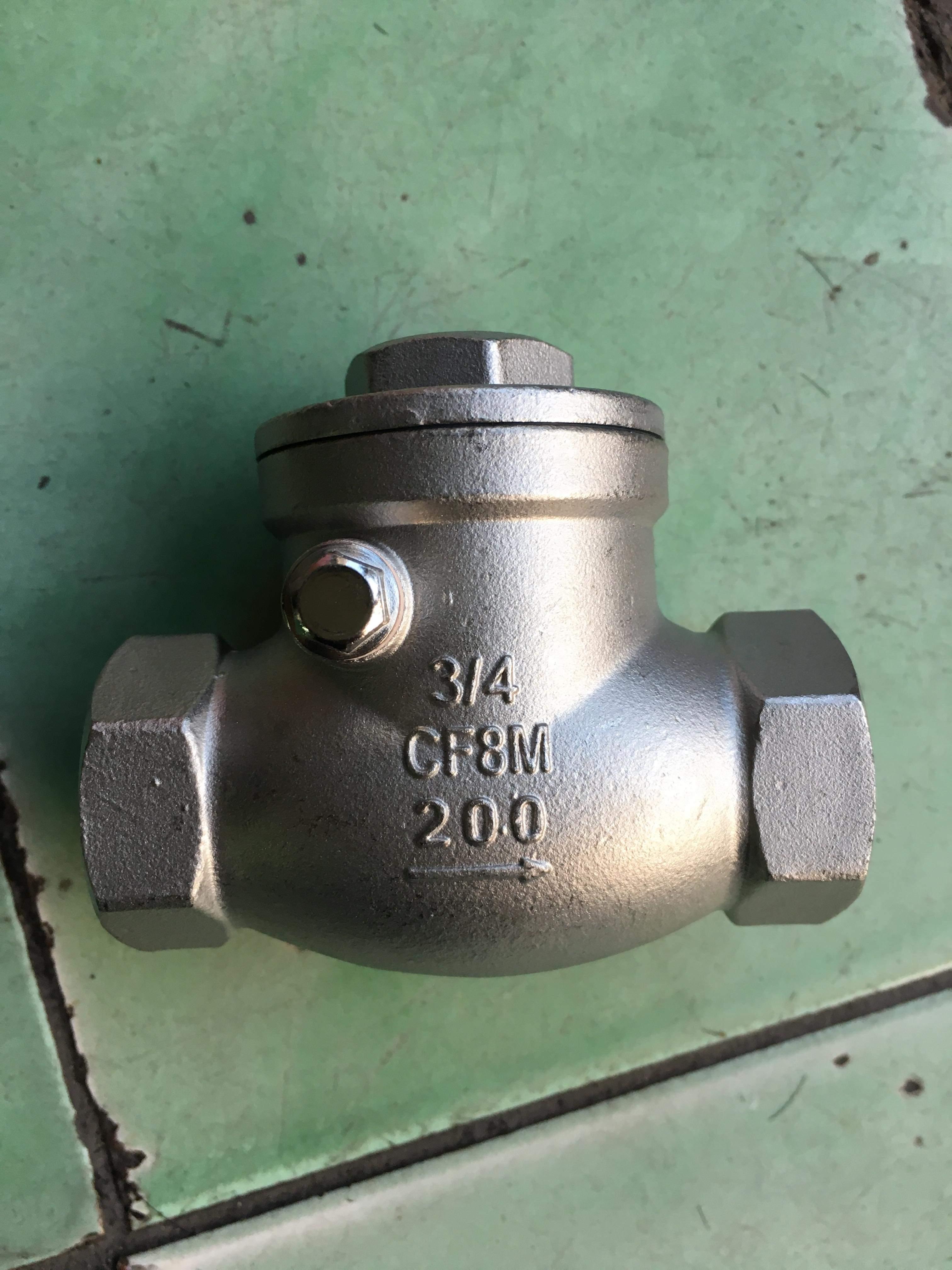 Van 1 chiều lá lật inox phi 27