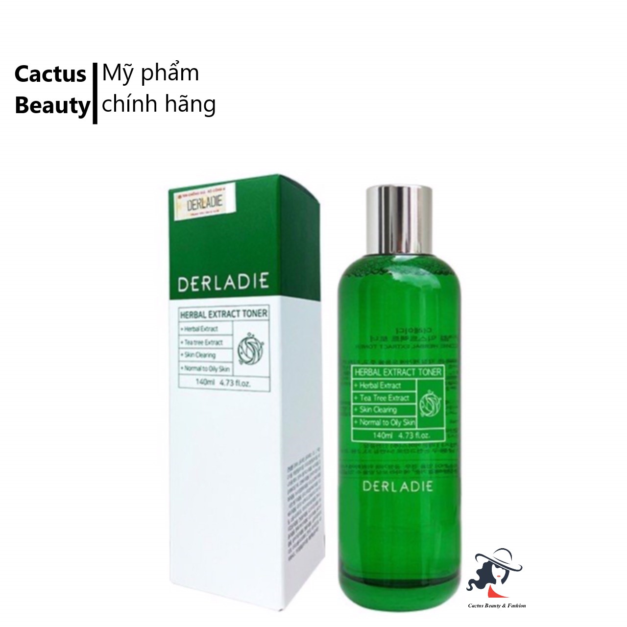 Nước hoa hồng Derladie Herbal Extract Toner