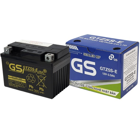 ⚡️ắc quy gs gtz5s-e cho xe honda, yamaha, suzuki chính hãng