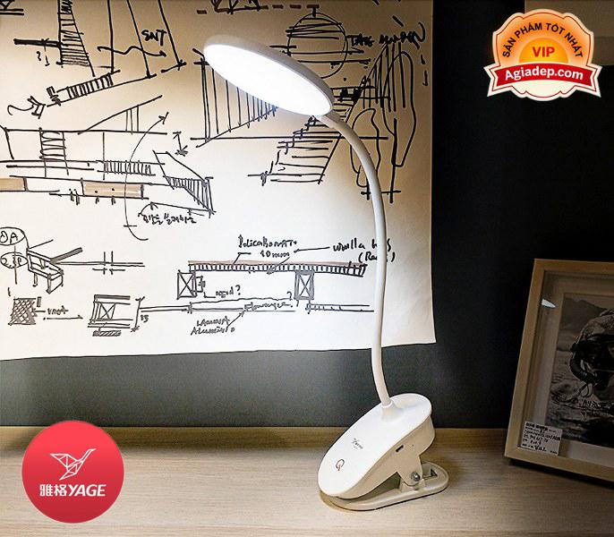 Đèn học chống cận Công nghệ Led hiệu Con én - 3 Chế độ sáng nút cảm ứng - Cổ uốn cong tiện dụng mọi trường hợp