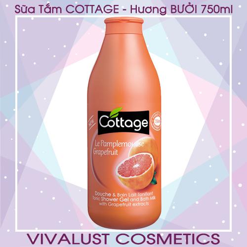 Sữa tắm cottage grapefruit - hương bưởi