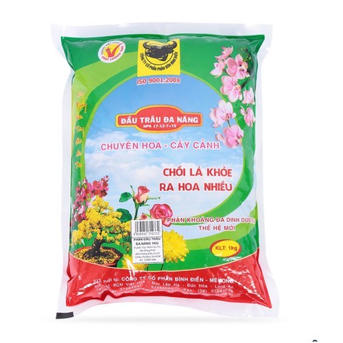 Phân bón đầu trâu npk 17-12-7 1kg