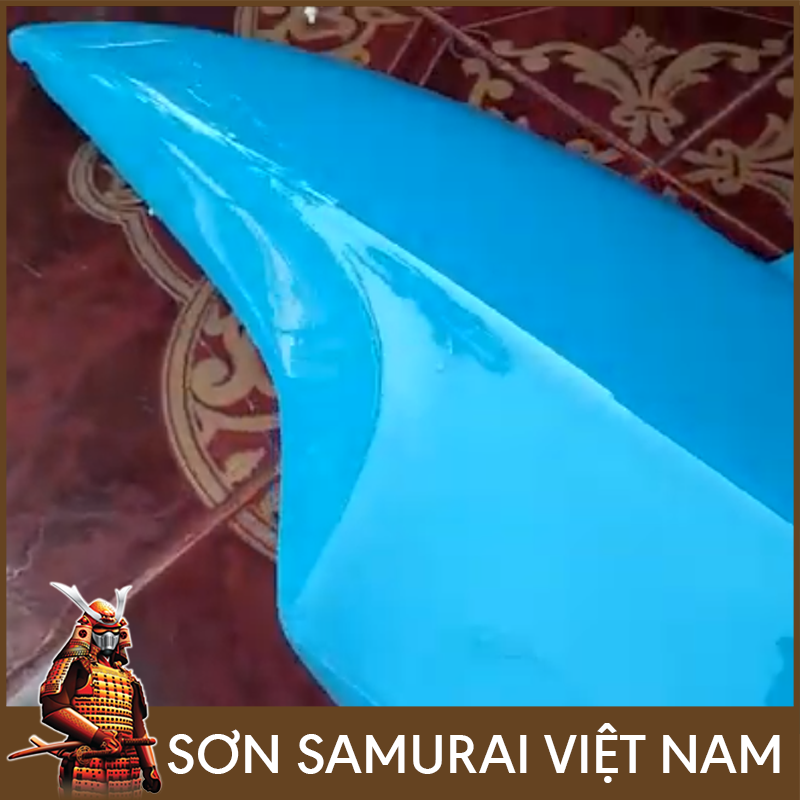 Sơn samurai  màu xanh da trời - Chai sơn 312 sơn xịt samurai