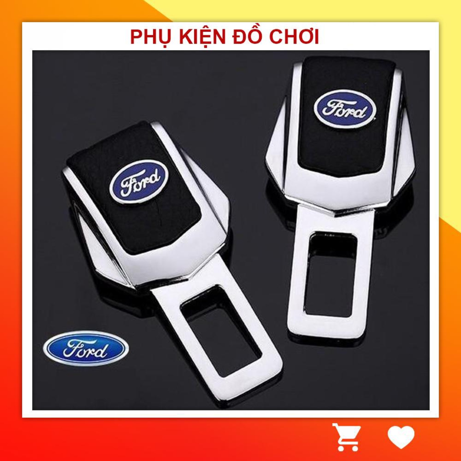 [💥XẢ KHO💥]Bộ chốt cài dây an toàn logo theo xe Kia
