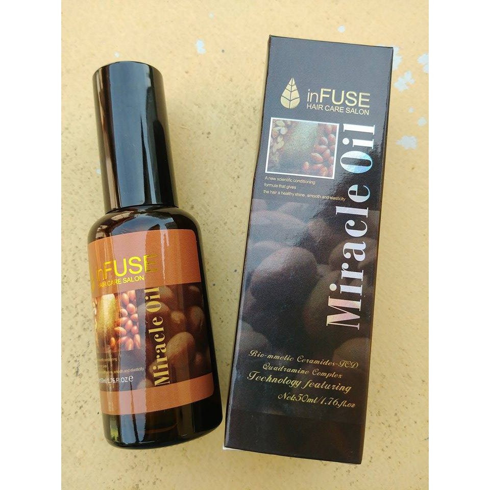 Tinh dầu dưỡng tóc miracle oil infuse cà phê